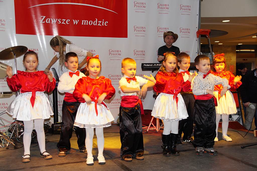 Przedszkolaki zaśpiewały w Galerii Piastów