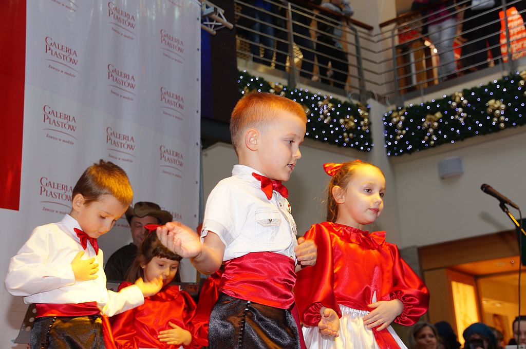 Przedszkolaki zaśpiewały w Galerii Piastów