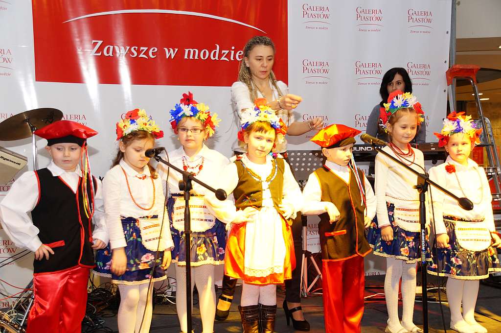 Przedszkolaki zaśpiewały w Galerii Piastów