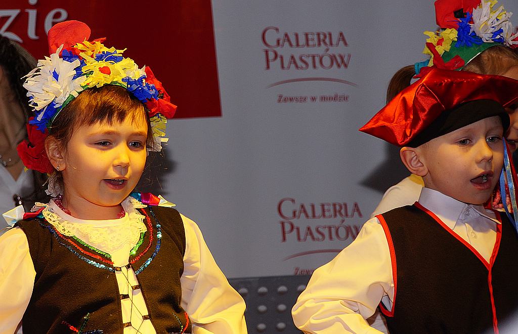 Przedszkolaki zaśpiewały w Galerii Piastów