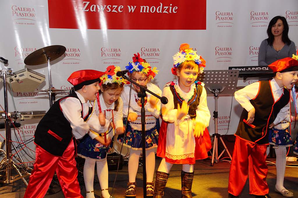 Przedszkolaki zaśpiewały w Galerii Piastów
