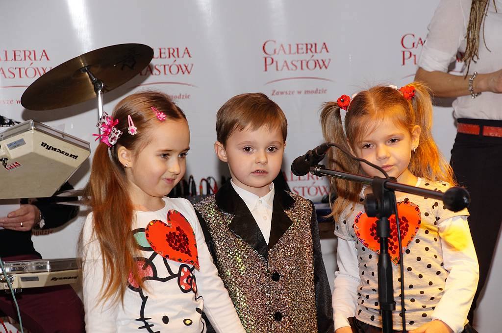 Przedszkolaki zaśpiewały w Galerii Piastów