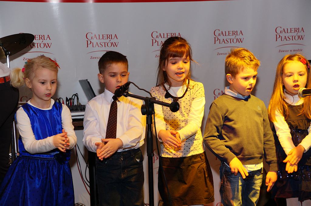 Przedszkolaki zaśpiewały w Galerii Piastów