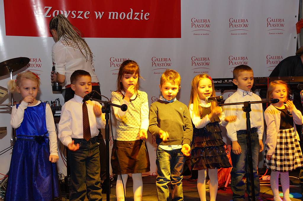 Przedszkolaki zaśpiewały w Galerii Piastów