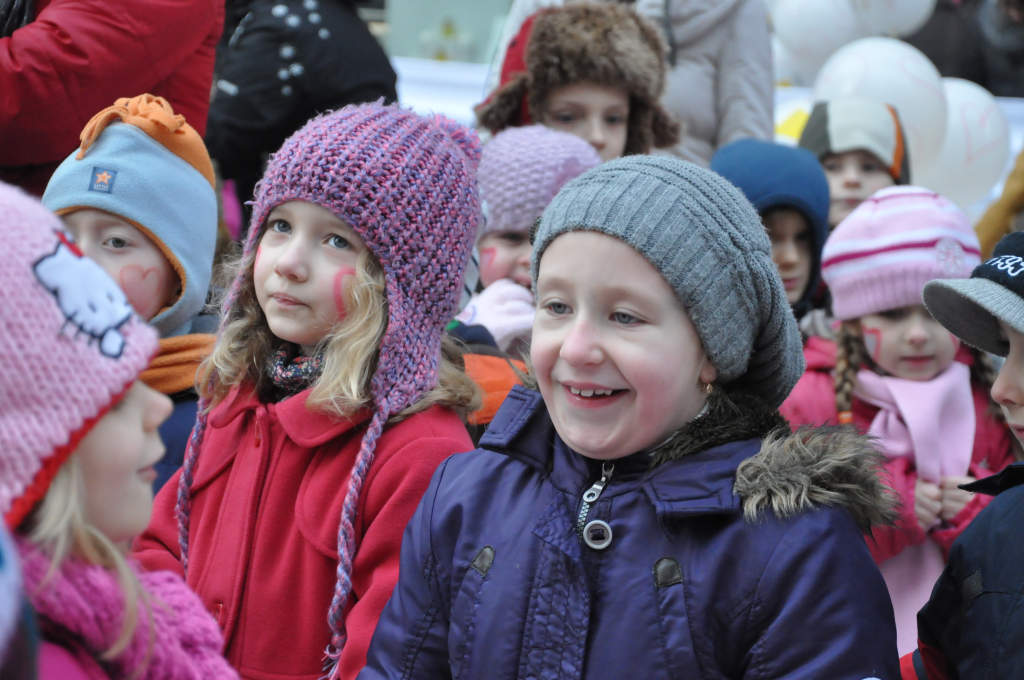 Dzieci i młodzież zmierzyli się w Biegu Zakochanych
