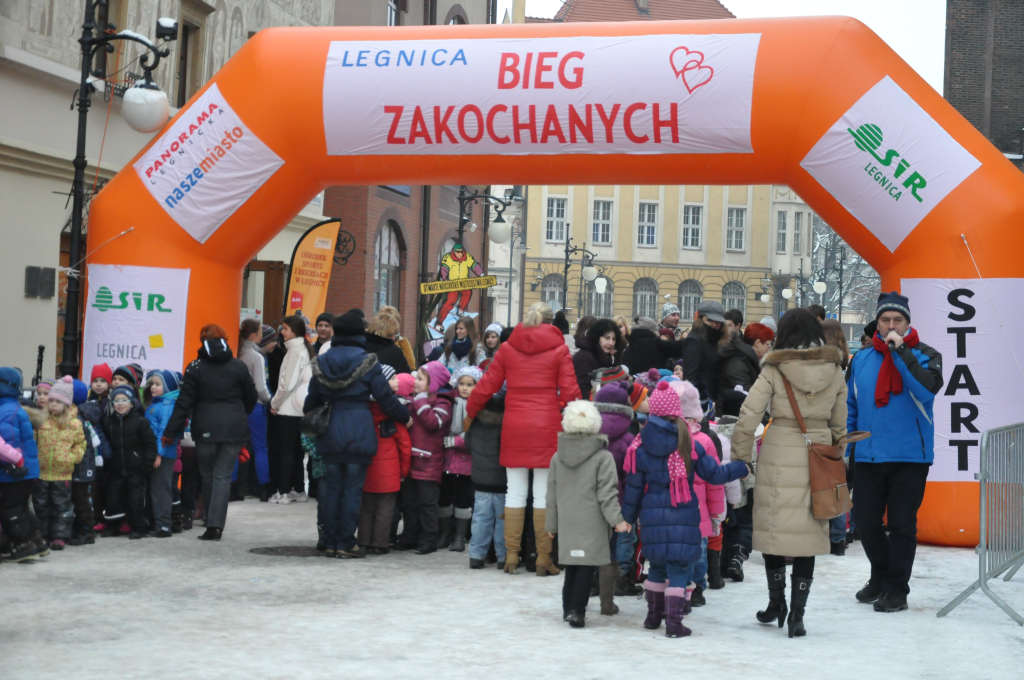 Dzieci i młodzież zmierzyli się w Biegu Zakochanych
