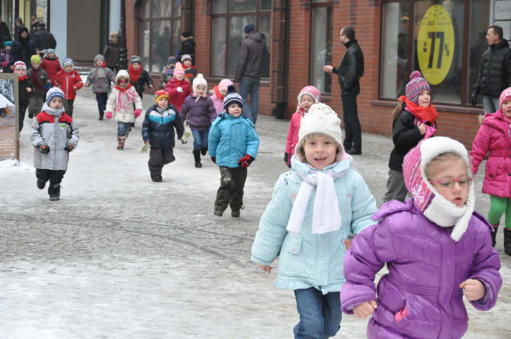 Dzieci i młodzież zmierzyli się w Biegu Zakochanych