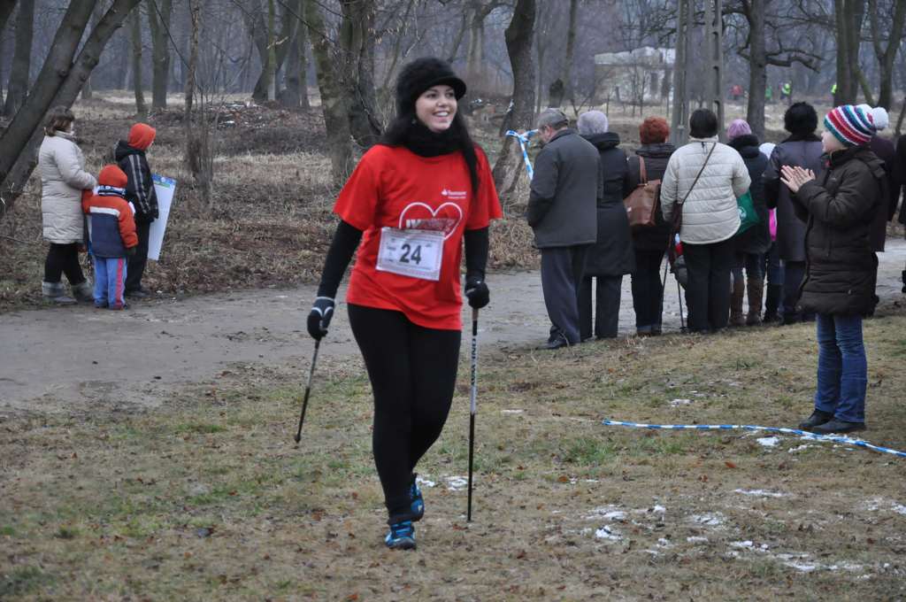 IV Walentynkowy Bieg Nordic Walking w Ścinawie
