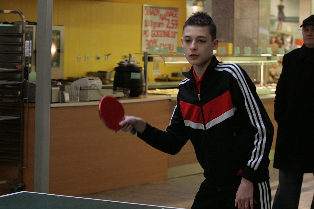 Pokazowe zajęcia i trening w tenisie stołowym