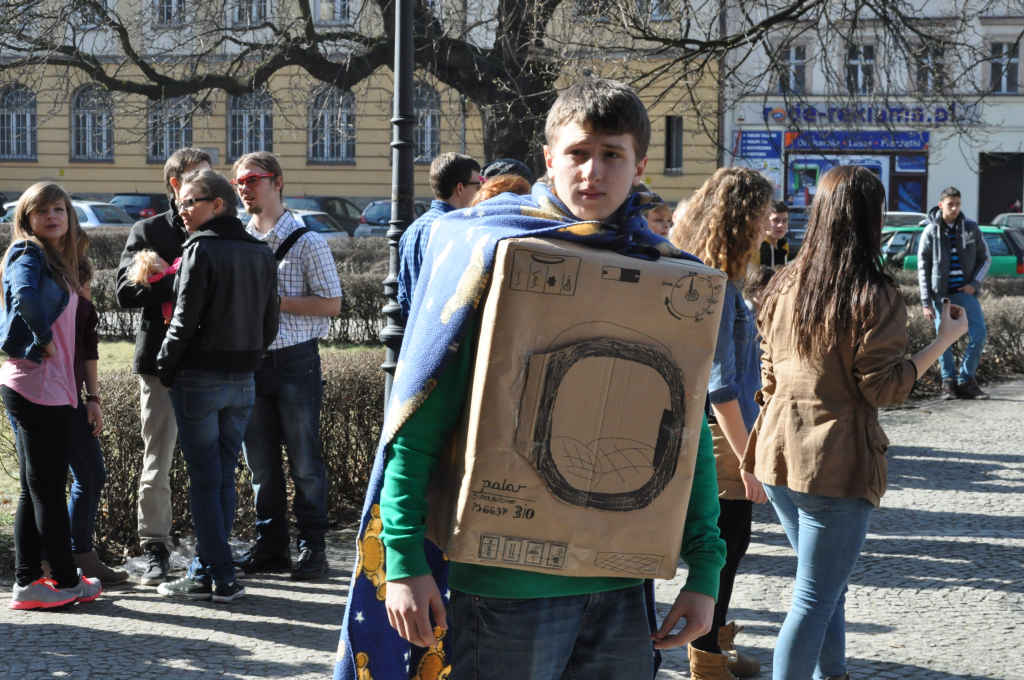 Flash mob w I Liceum Ogólnokształcącym