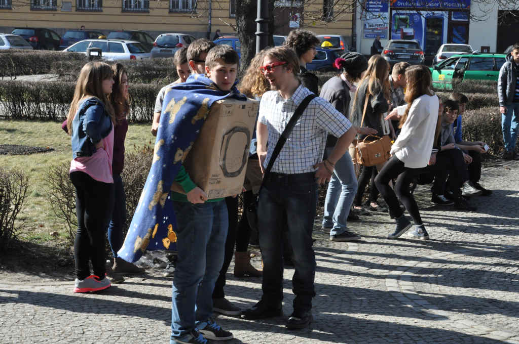 Flash mob w I Liceum Ogólnokształcącym