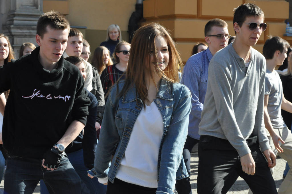 Flash mob w I Liceum Ogólnokształcącym