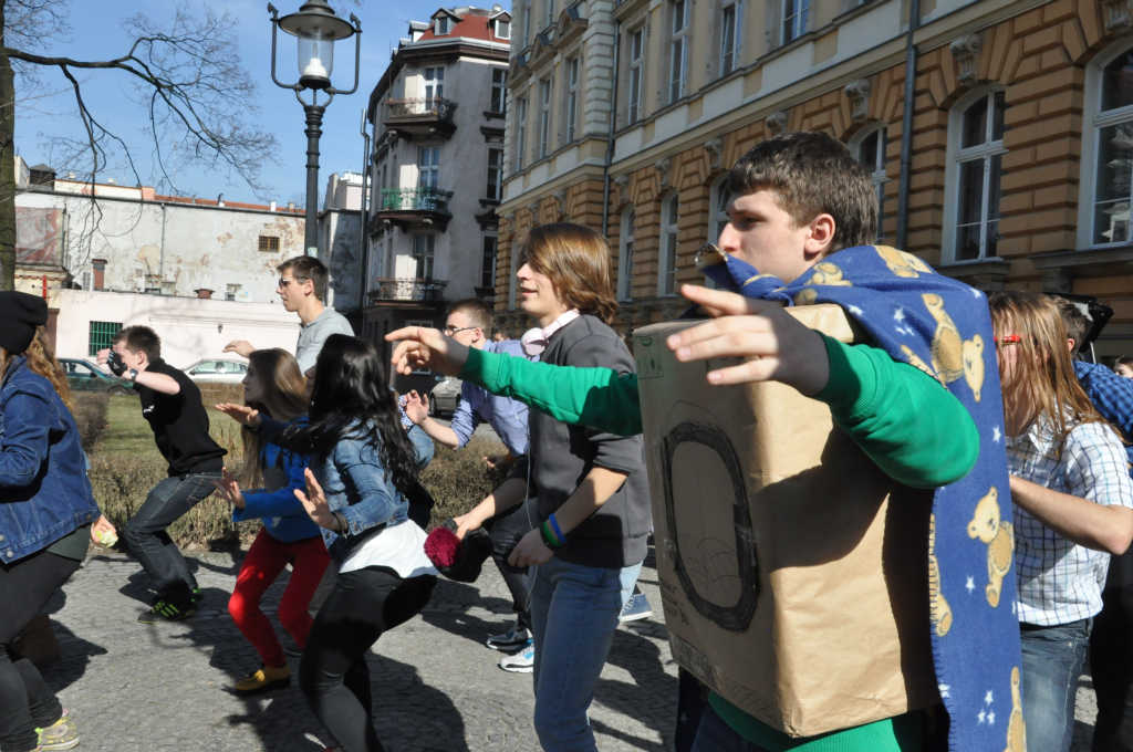 Flash mob w I Liceum Ogólnokształcącym