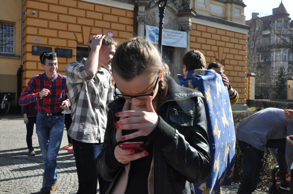 Flash mob w I Liceum Ogólnokształcącym