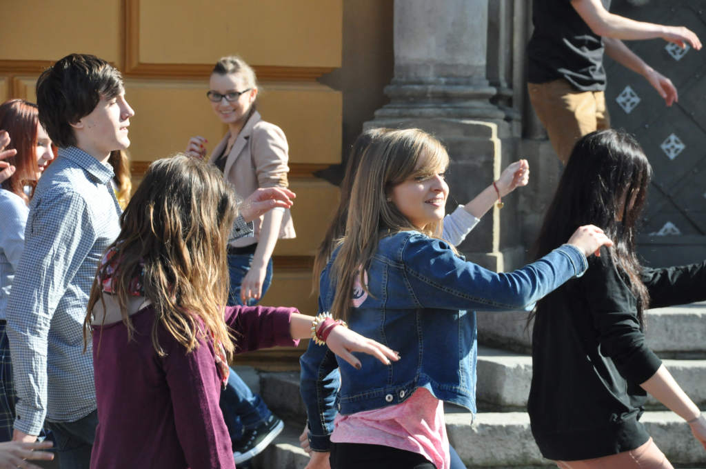 Flash mob w I Liceum Ogólnokształcącym