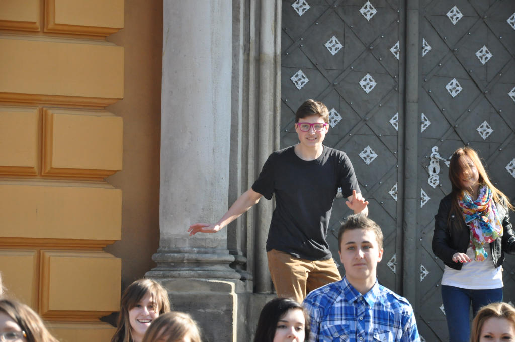 Flash mob w I Liceum Ogólnokształcącym