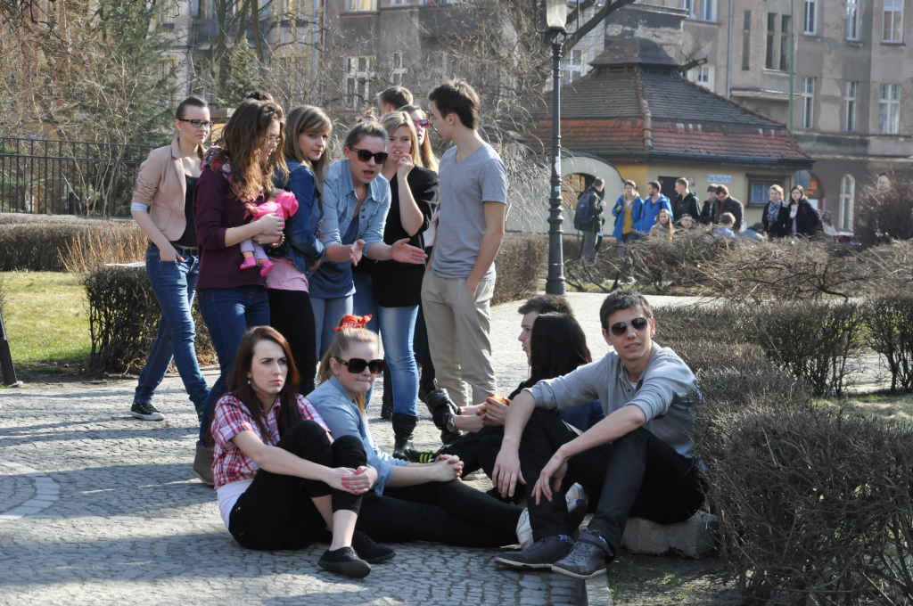 Flash mob w I Liceum Ogólnokształcącym