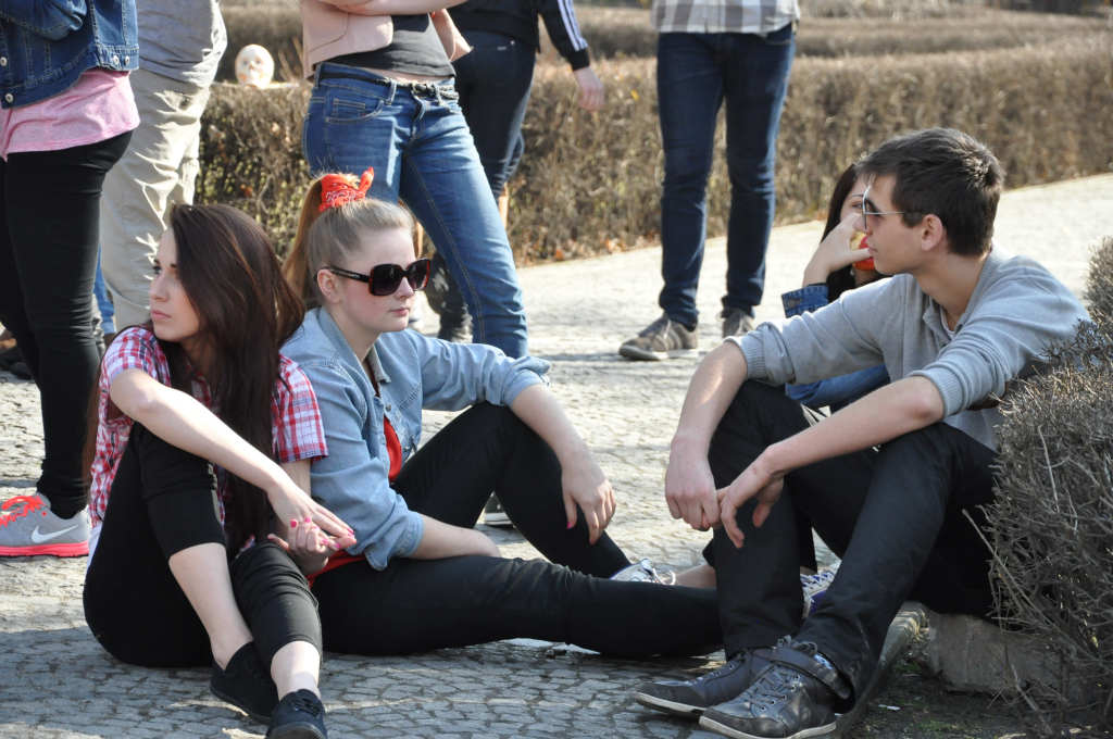 Flash mob w I Liceum Ogólnokształcącym