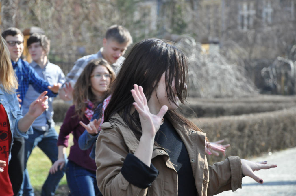 Flash mob w I Liceum Ogólnokształcącym