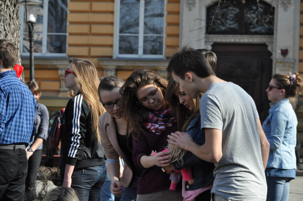 Flash mob w I Liceum Ogólnokształcącym