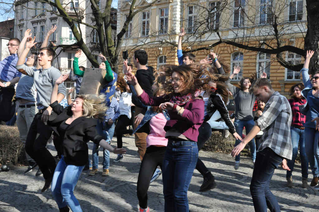 Flash mob w I Liceum Ogólnokształcącym