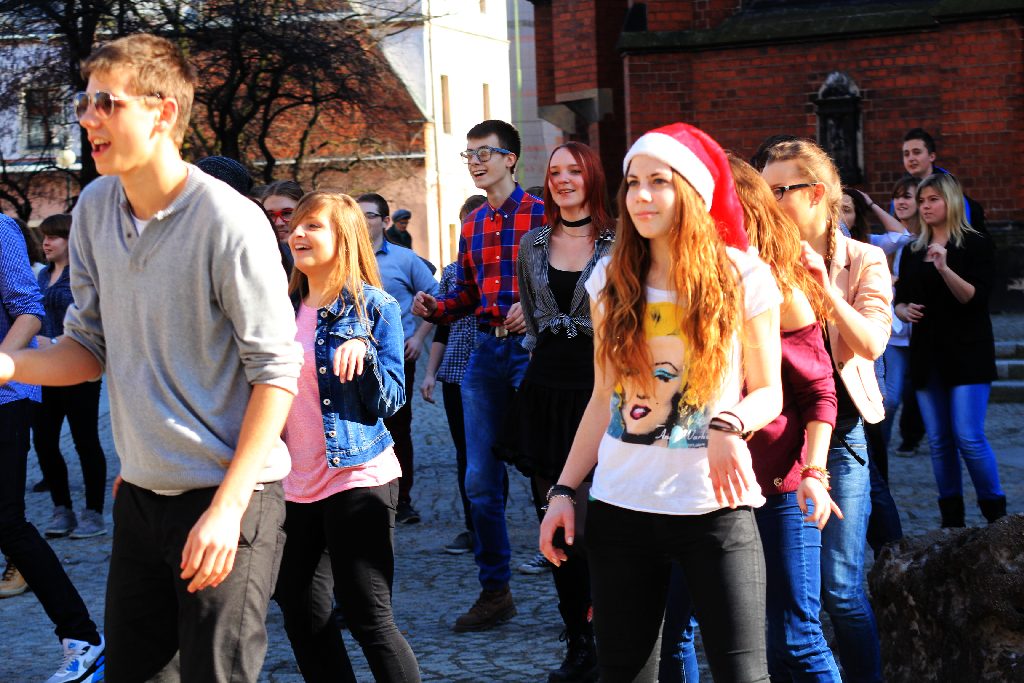 Flash mob w I Liceum Ogólnokształcącym