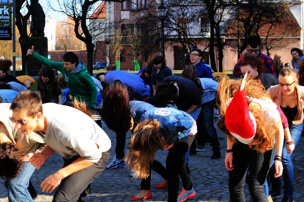 Flash mob w I Liceum Ogólnokształcącym