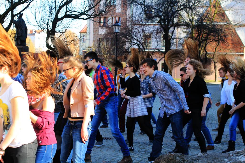 Flash mob w I Liceum Ogólnokształcącym