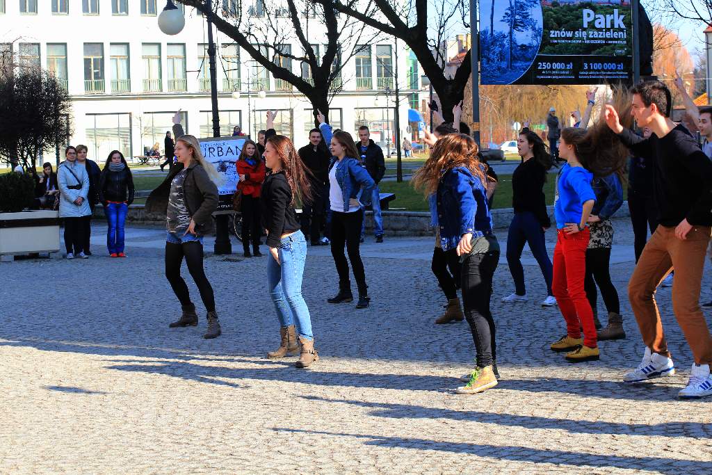 Flash mob w I Liceum Ogólnokształcącym