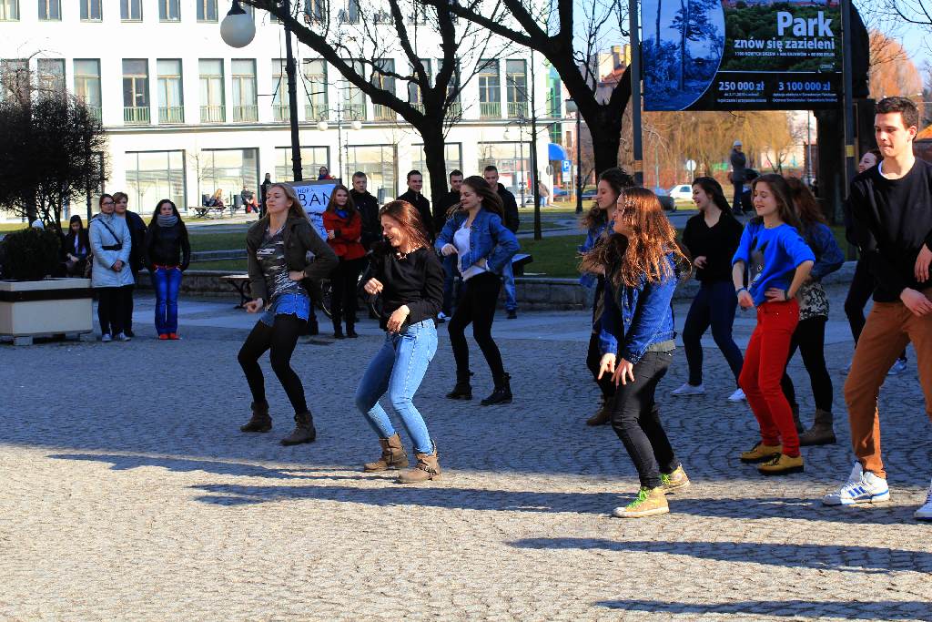 Flash mob w I Liceum Ogólnokształcącym
