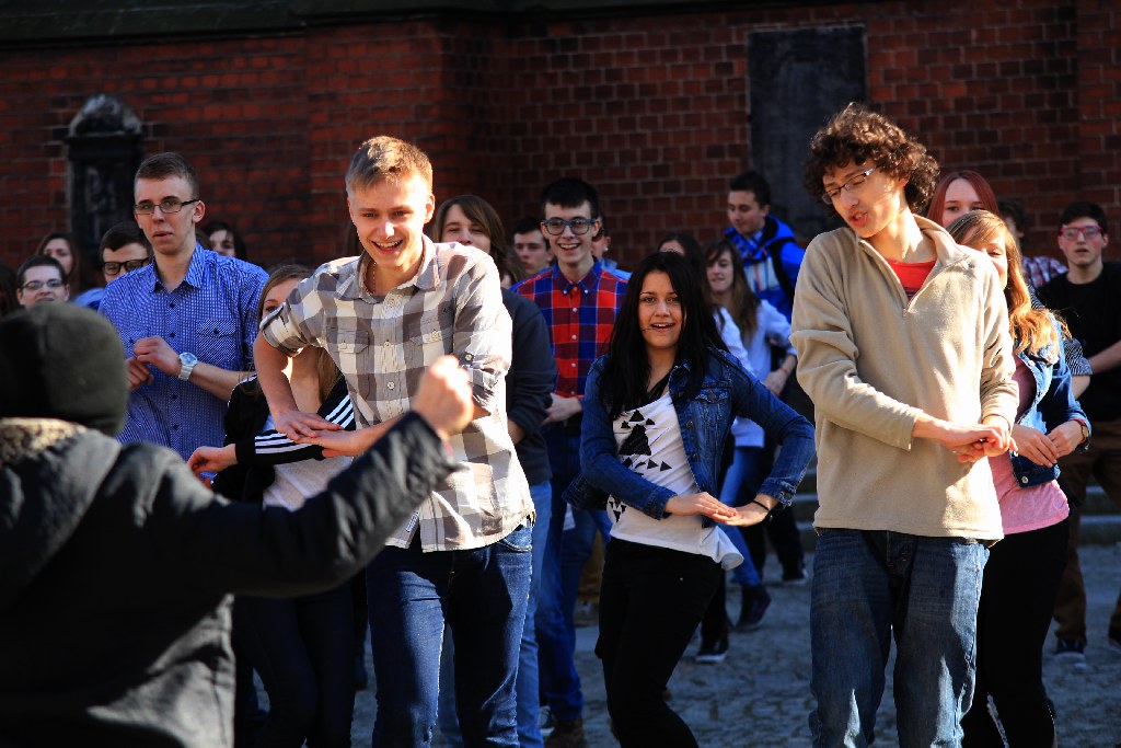 Flash mob w I Liceum Ogólnokształcącym