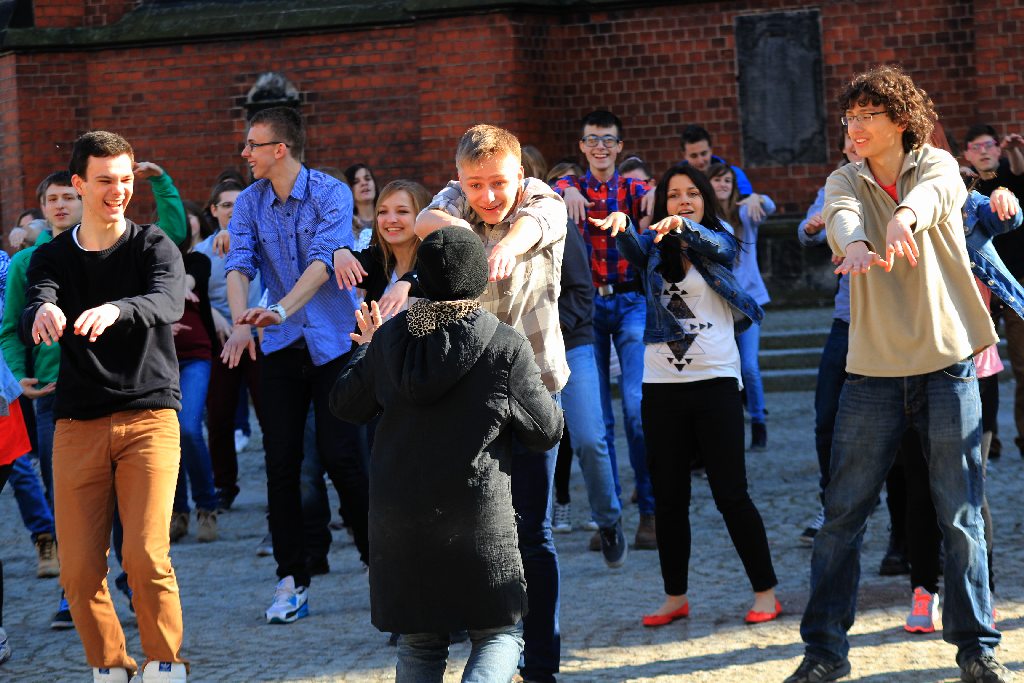 Flash mob w I Liceum Ogólnokształcącym