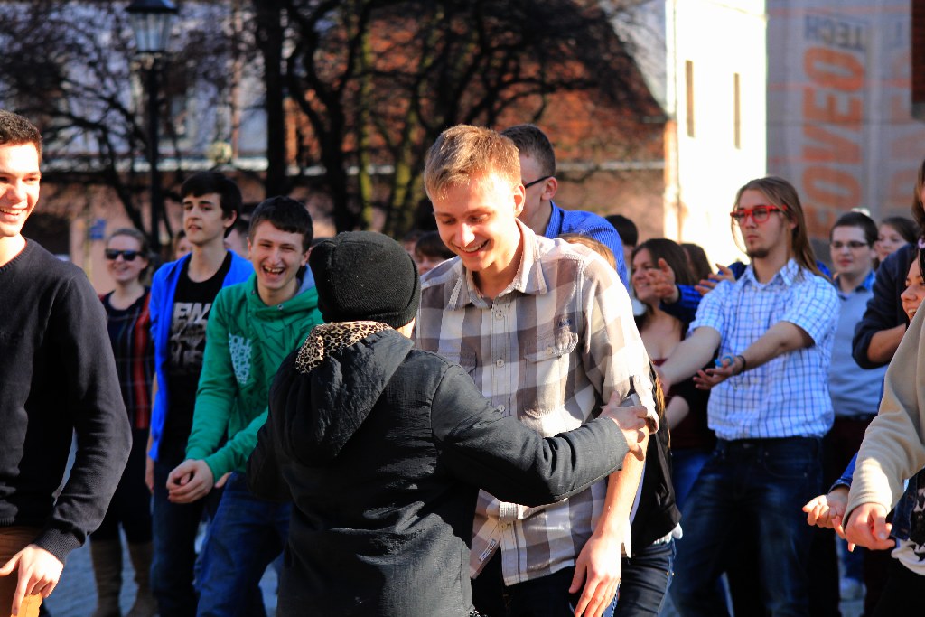 Flash mob w I Liceum Ogólnokształcącym