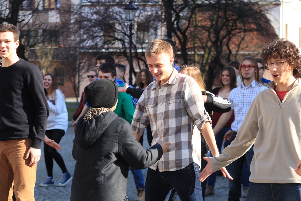 Flash mob w I Liceum Ogólnokształcącym