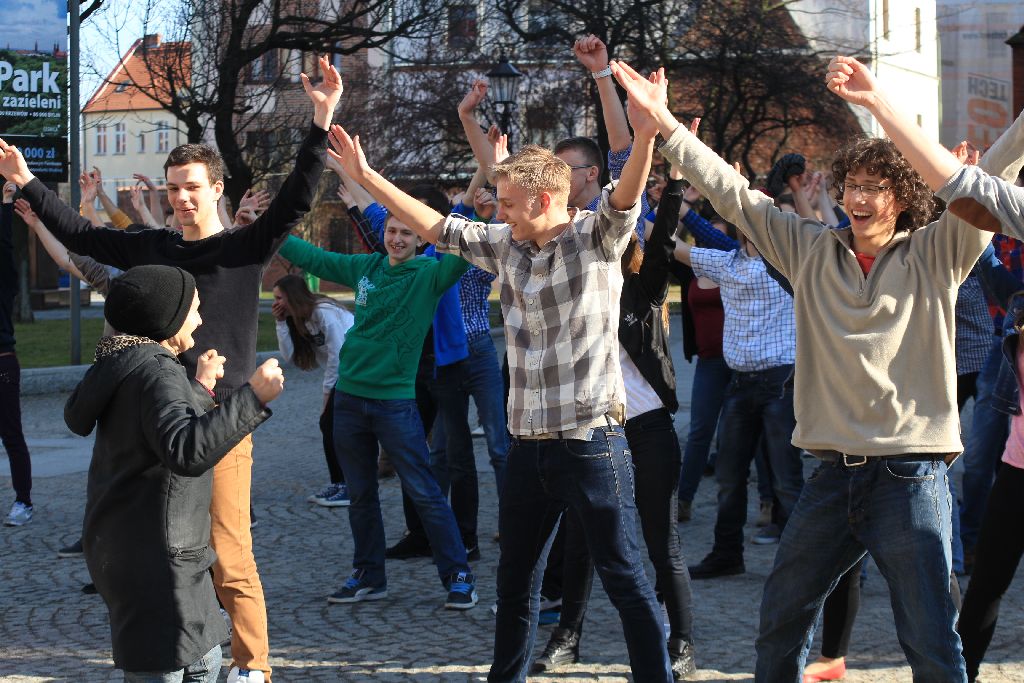 Flash mob w I Liceum Ogólnokształcącym
