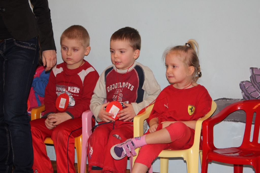 Szczypiorniści Siódemki Miedź w przedszkolu
