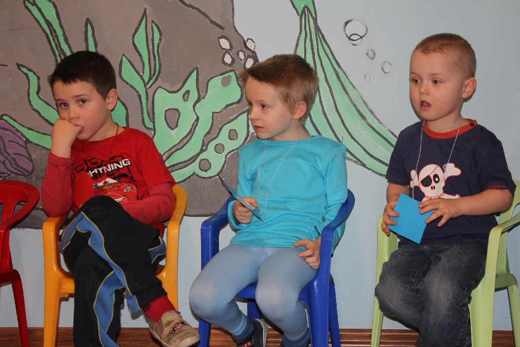 Szczypiorniści Siódemki Miedź w przedszkolu
