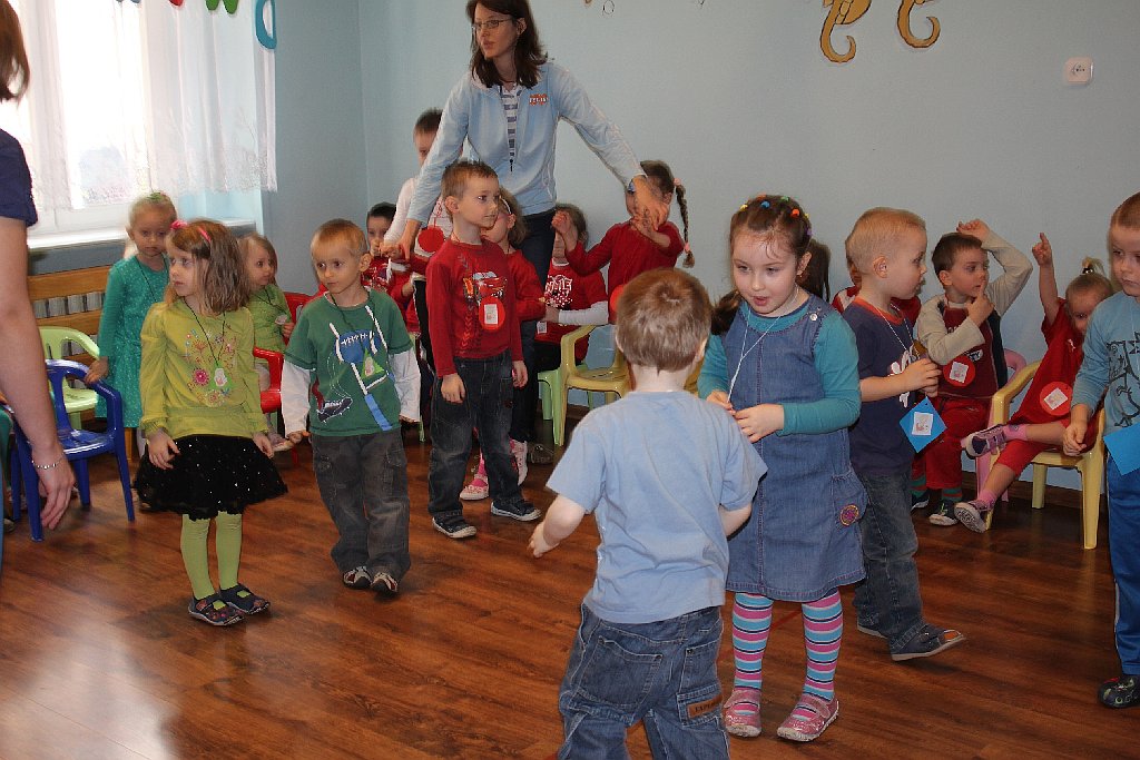 Szczypiorniści Siódemki Miedź w przedszkolu
