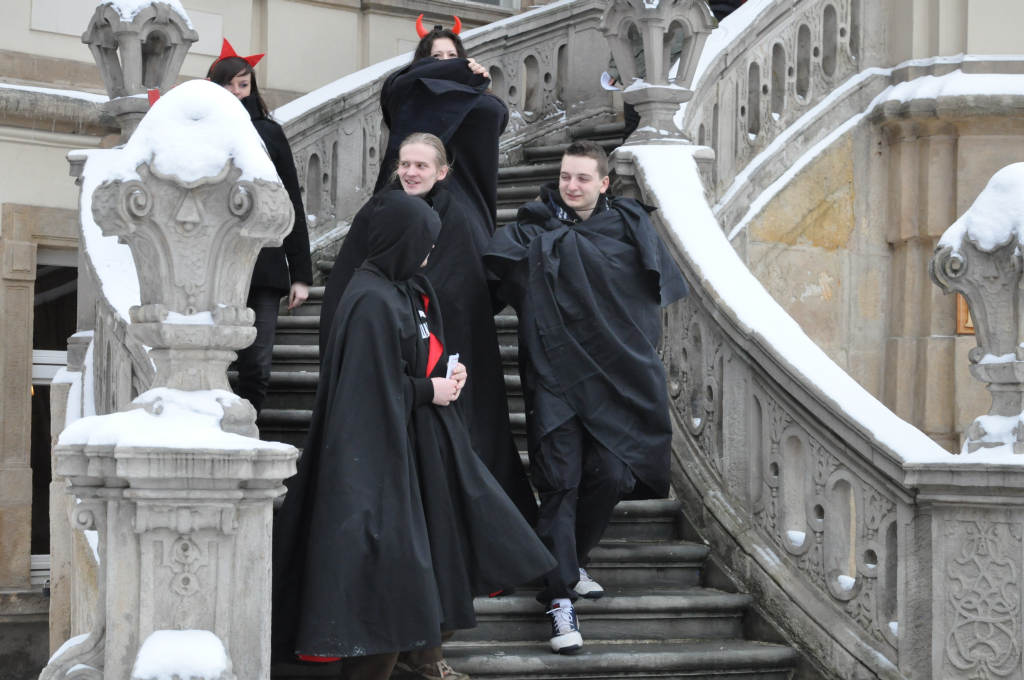 Happeningiem zachęcali do „Matki Joanny od Aniołów”