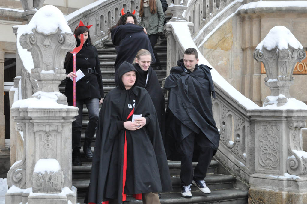 Happeningiem zachęcali do „Matki Joanny od Aniołów”