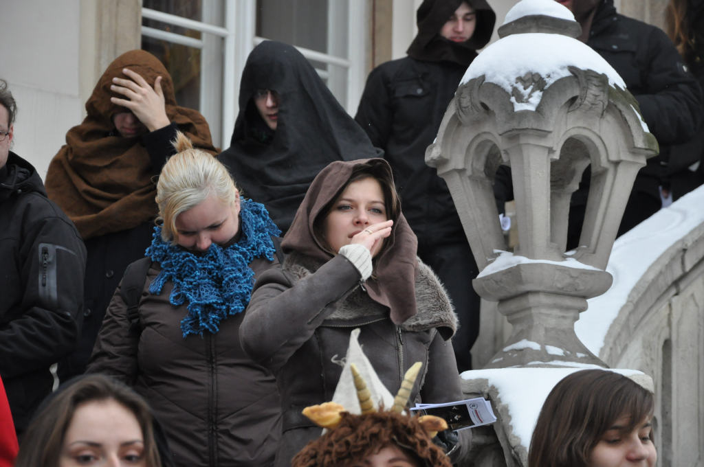 Happeningiem zachęcali do „Matki Joanny od Aniołów”