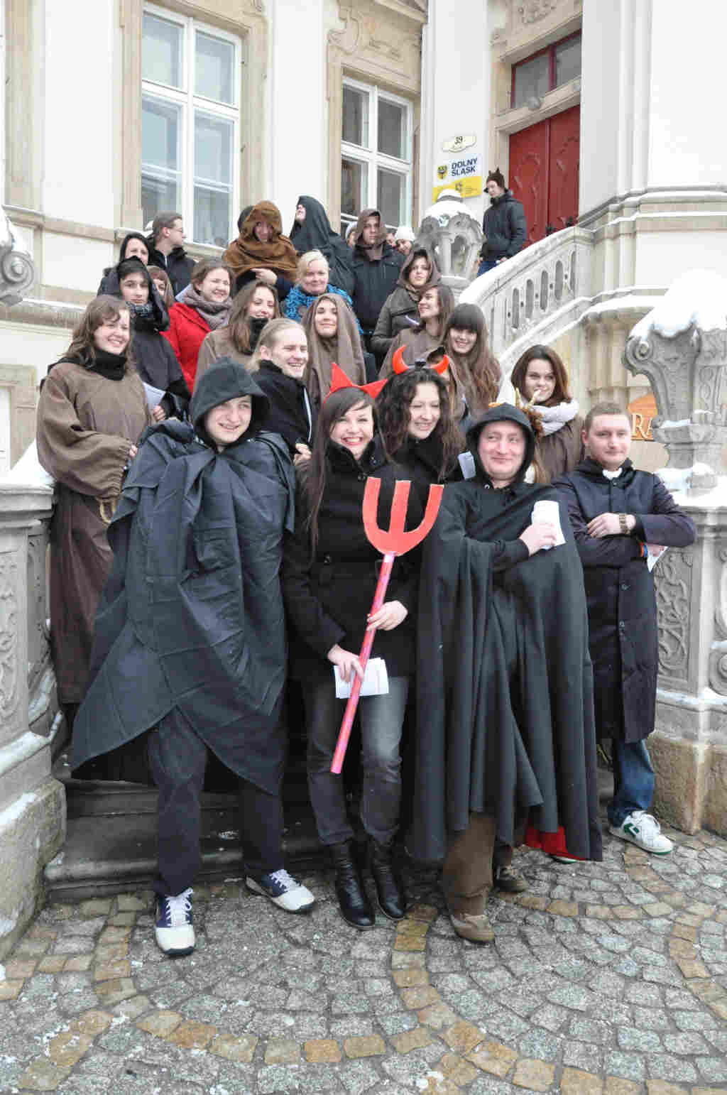Happeningiem zachęcali do „Matki Joanny od Aniołów”