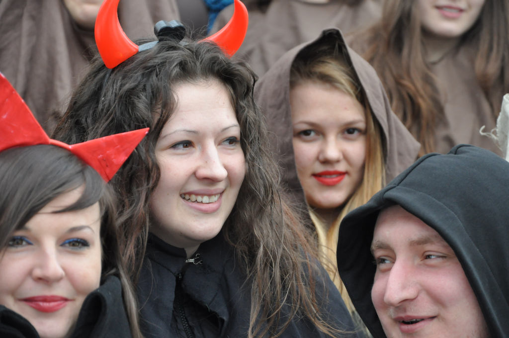 Happeningiem zachęcali do „Matki Joanny od Aniołów”
