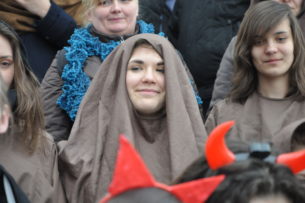 Happeningiem zachęcali do „Matki Joanny od Aniołów”