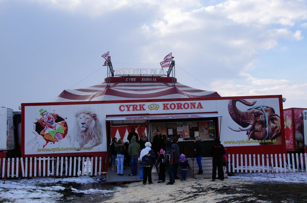 Teatr Avatar manifestował przed cyrkiem
