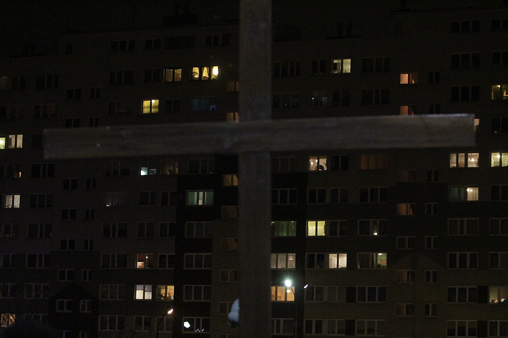 Droga Krzyżowa na osiedlu Kopernik