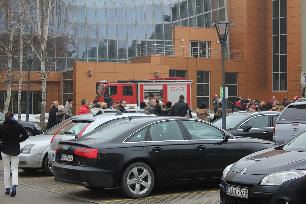 Ćwiczenia straży pożarnej w Letii Business Center