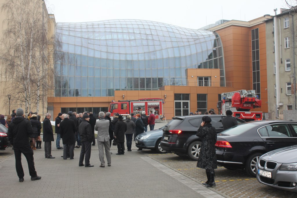 Ćwiczenia straży pożarnej w Letii Business Center