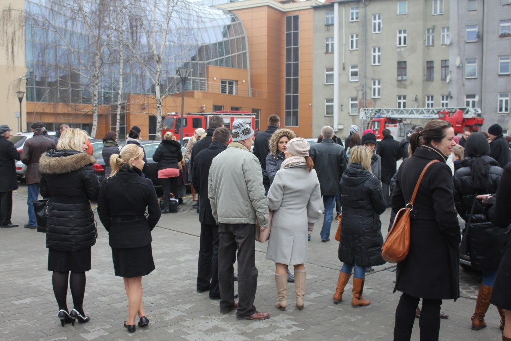 Ćwiczenia straży pożarnej w Letii Business Center