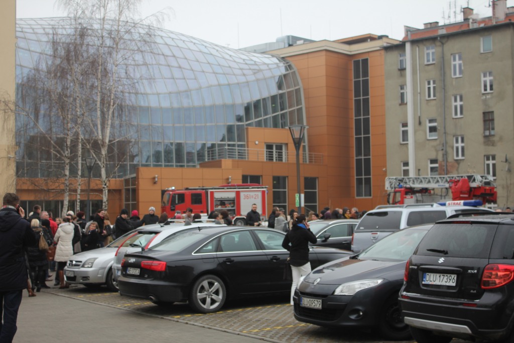 Ćwiczenia straży pożarnej w Letii Business Center